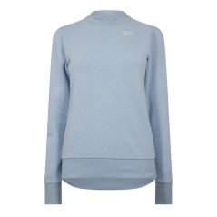 Reebok Women's Terry Crew Sweatshirt Blue