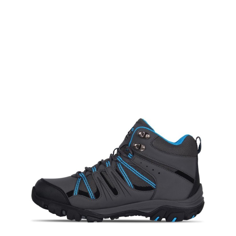 Gelert Horizon Waterproof Walking Boots Juniors Charcoal/Blue
