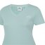 Slazenger Ladies V Neck Tee Shirt Sage Green