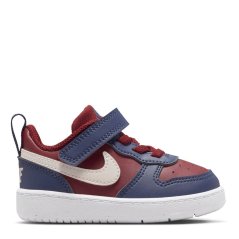 Nike Court Borough Low 2 Baby/Toddler Shoe Red/Navy