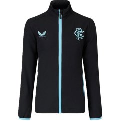 Castore Unisex Kids' Licensed Rain Anorak Jacket Brilliant White