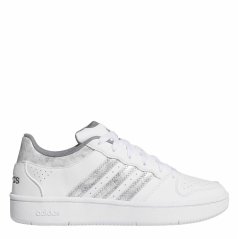 adidas Women's Hoops Classic Court Trainers Ftwr White/Grey
