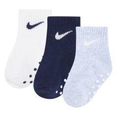 Nike Core Swoosh Gripper Trainer Socks Cobalt Bliss