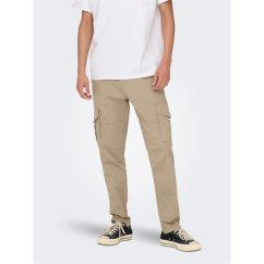 Only and Sons Men's Dean Cargo Trousers Crockery