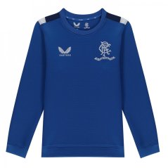 Castore Rangers FC Training Sweatshirt Junior Boy's Blue