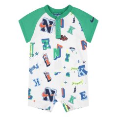 Nike Kids' Next Gen All Over Print Tee Roma Onesies White