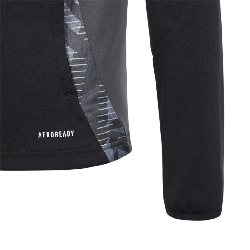 adidas Unisex Kids' Tiro24 Tracksuit Top Black/Dark Grey