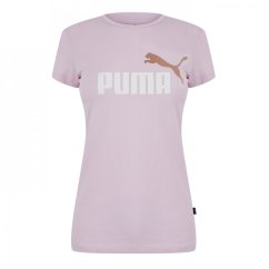 Puma No1 Logo Tee Grape Mist