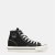 SoulCal Canvas High Top Platform Trainers Womens Black/White