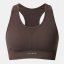 USA Pro UP Seamless Crop Sports Bra Espresso