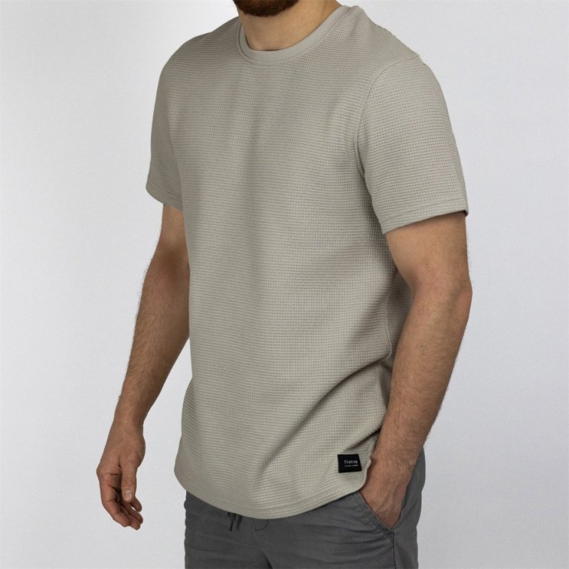 Firetrap Waffle Tee Sand