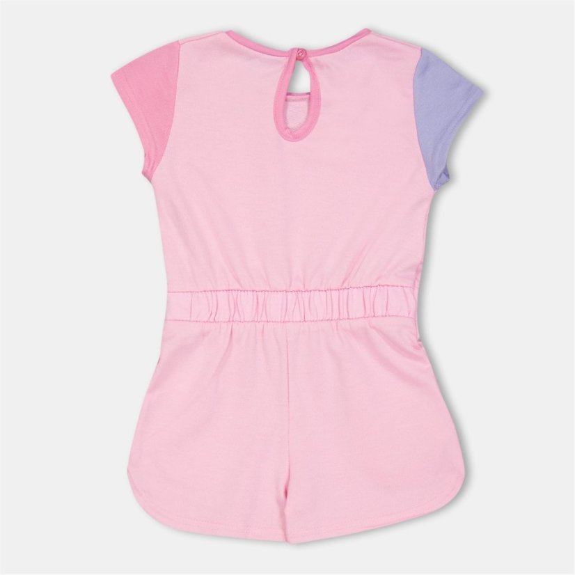 Reebok Kids' Colour Romper Playsuit Prism Pink