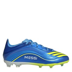 adidas F50 Elite Juniors Firm Ground Football Boots Blue/Yellow