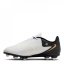 Nike Phantom GX II Club Junior Firm Ground Football Boots White/Blk/Gold