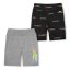 Reebok Kids' Jersey Jogger Shorts Black