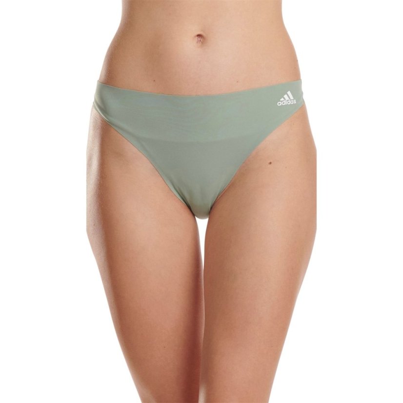 adidas Logo Thong Womens Olive Green