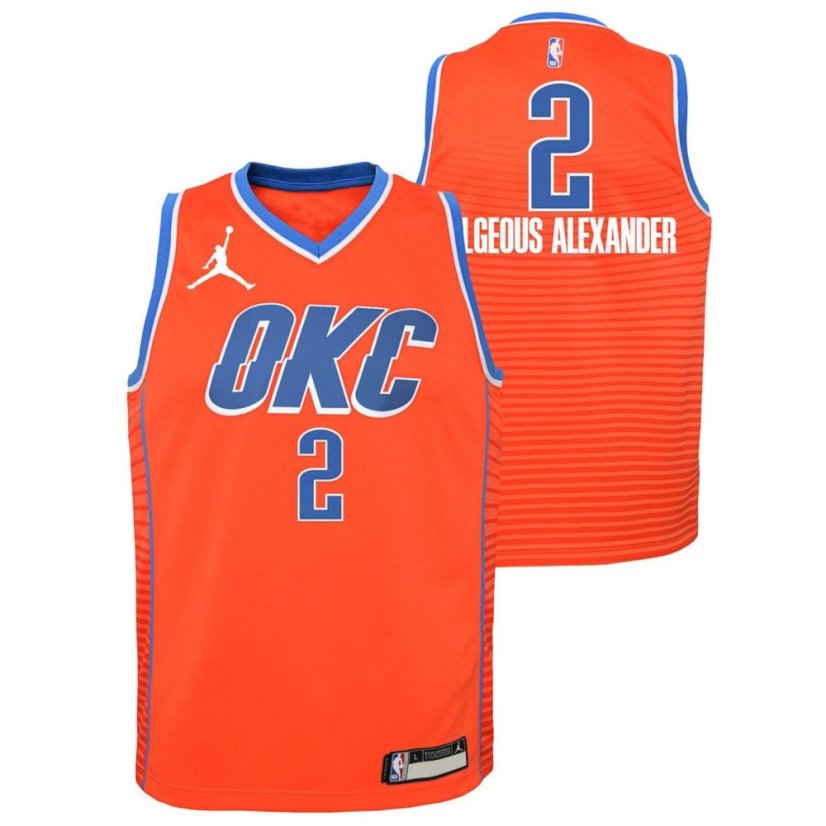 Nike Oklahoma Gilgeous-Alexander #2 Jersey Orange