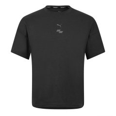 Puma Women's HYROX City Short-Sleeve Performance Gym Top Man/Grey