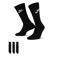Nike 3 Pack of Essential Crew Socks Black/White