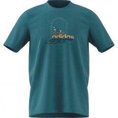 adidas Graphic Logo T-Shirt Mens Arctic Fusion