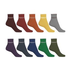 Donnay 10 Pack Quarter Socks Plus Size 12+ Bright Asst