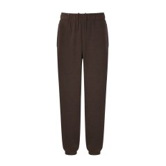 Slazenger Cuffed Fleece Jogging Pants Mens Choc Brown