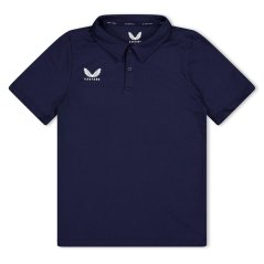 Castore Unisex Kids' Short Sleeve Polo Shirt Peacoat