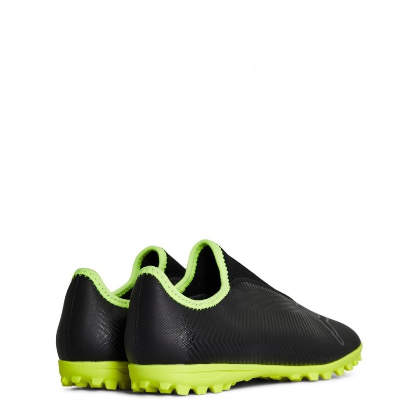 Puma Finesse Astro Turf Football Boots Juniors Black/FluYellow