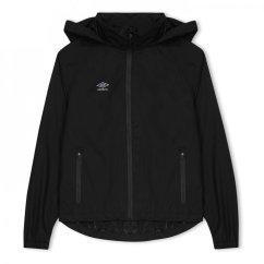 Umbro Club Essential Juniors Waterproof Jacket Black