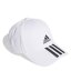 adidas 3-Stripes Baseball Cap White/Black