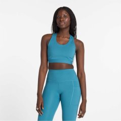 New Balance Sleek Medium Support Pocket Sports Bra Blue