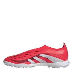 adidas Predator League Laceless Astro Turf Football Boots Lucid Red