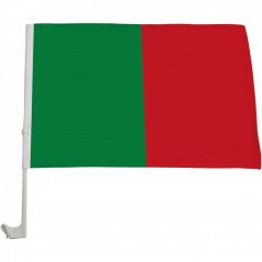 Official Car Flag Green/Red