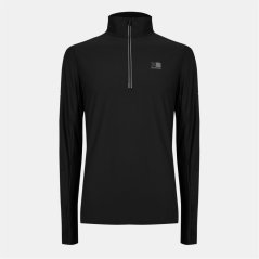 Karrimor Long Sleeve quarter Zip Top Mens Black