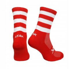 Atak Half Leg Socks Senior Red/White
