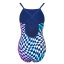 Slazenger Thinstrap Swimsuit Womens Blue/Purple