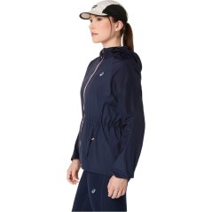 Asics Women's Road Packable Running Jacket Midnight
