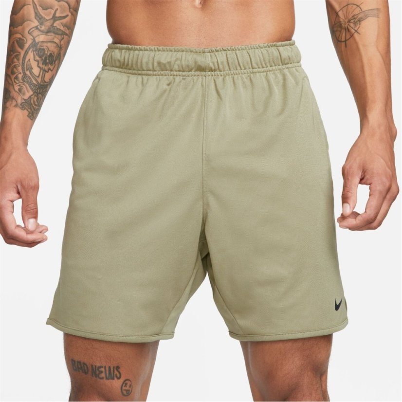 Nike Dri-FIT Totality Men's 7 Unlined Knit Fitness Shorts Olive