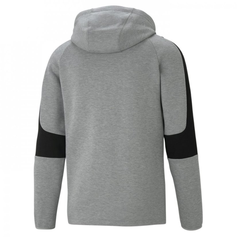 Puma Evo Core Hoodie Mens Grey Heather