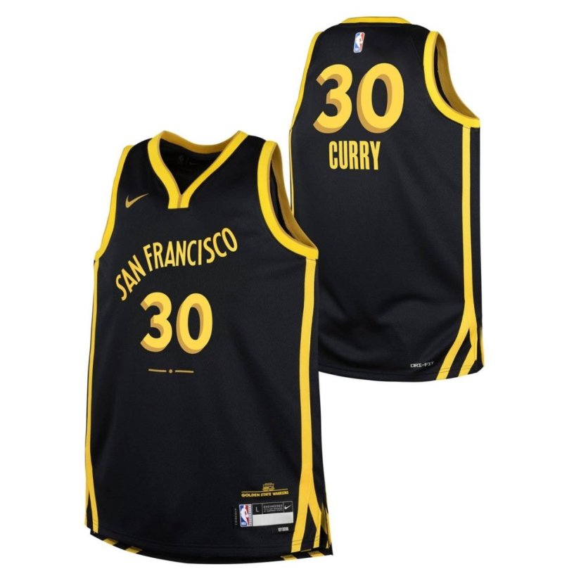 Nike San Francisco Stephen Curry #30 Jersey Black