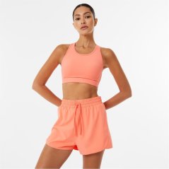 USA Pro Core Racer Back Sports Bra Coral