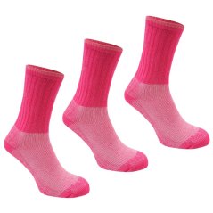 Karrimor Heavyweight Boot Socks 3 Pack Womens Pink
