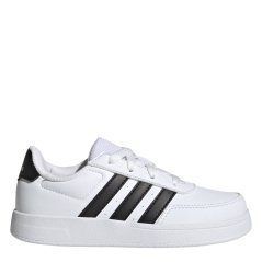 adidas Breaknet 2.0 K Low-Top Trainers Unisex Kids White/ Black