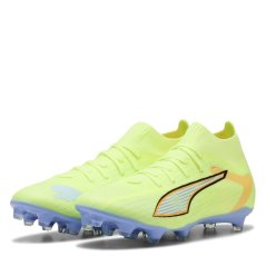 Puma Women's Ultra + .3 Ultra Firm Ground Football Boots Ice/Yellow