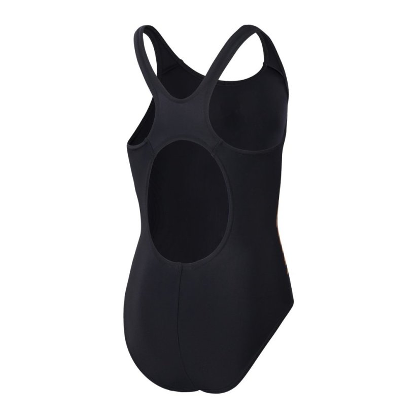 Speedo Kids' One Piece Swimsuit Black/Orange