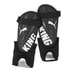 Puma King Shin Pads Black/White