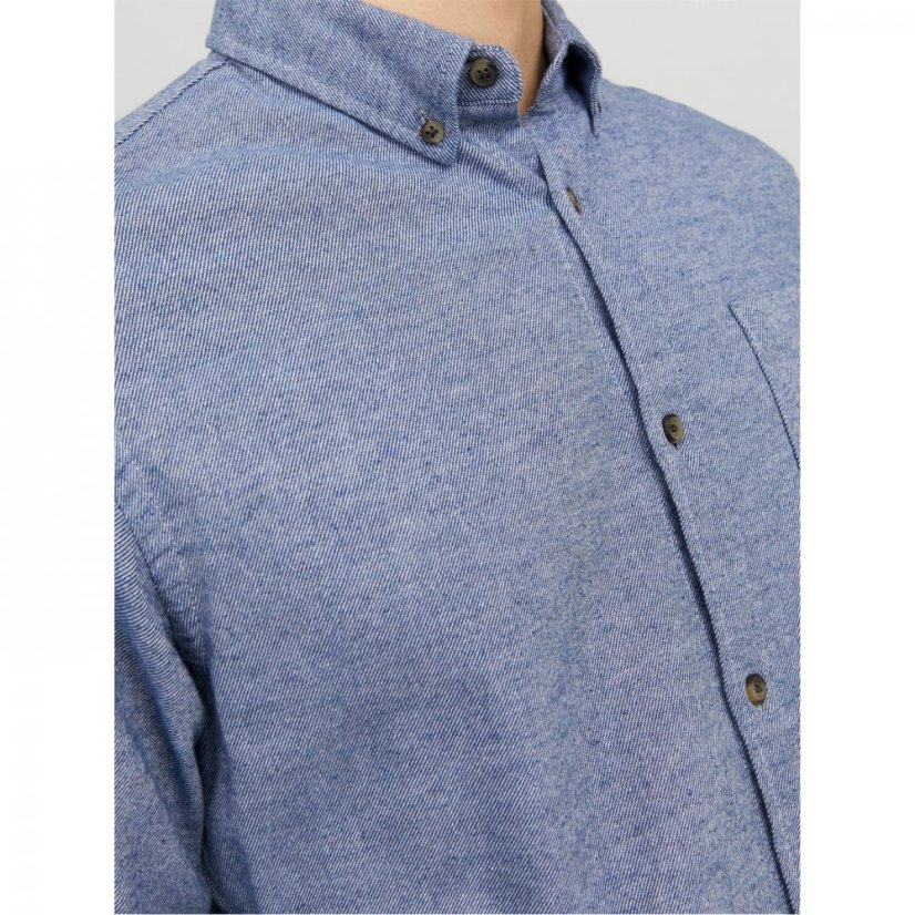 Jack and Jones Casual Melange Shirt Faded Denim