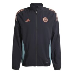 adidas Bayern Munich Anthem Jacket 2025 2026 Adults Black