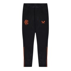 Castore Rangers FC Training Pants Juniors Black/Orange