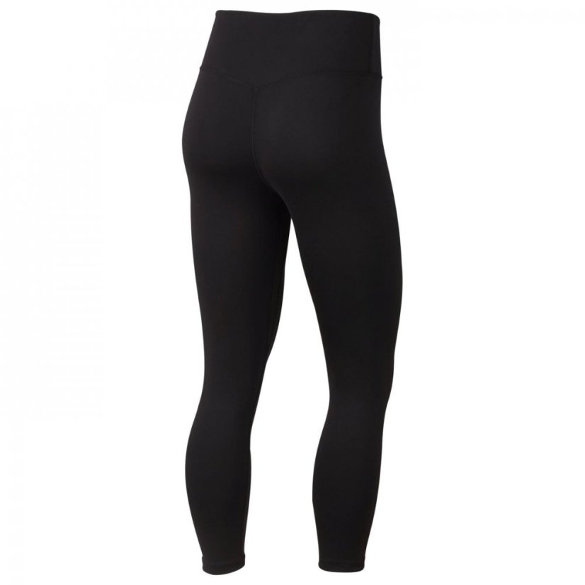 Nike One Cropped Tights Womens BLACK/WHITE